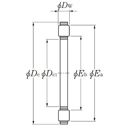 Ntn NTN K81106T2, Thrust Needle Roller And Cage Assembly 30 Mm Id X 47 Mm Od X 5 Mm W K81106T2